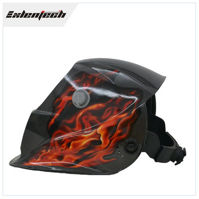 Sombra de soldadura de oscurecimiento auto accionada solar colorida del estado de la luz del casco DIN4