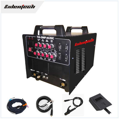 Acero inoxidable de aluminio de Inverter Pulse For del soldador de la CA DC del TIG 200P
